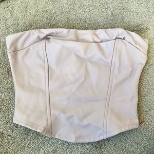 New with tags Altar’d State Faux Leather Lilac Tube Top